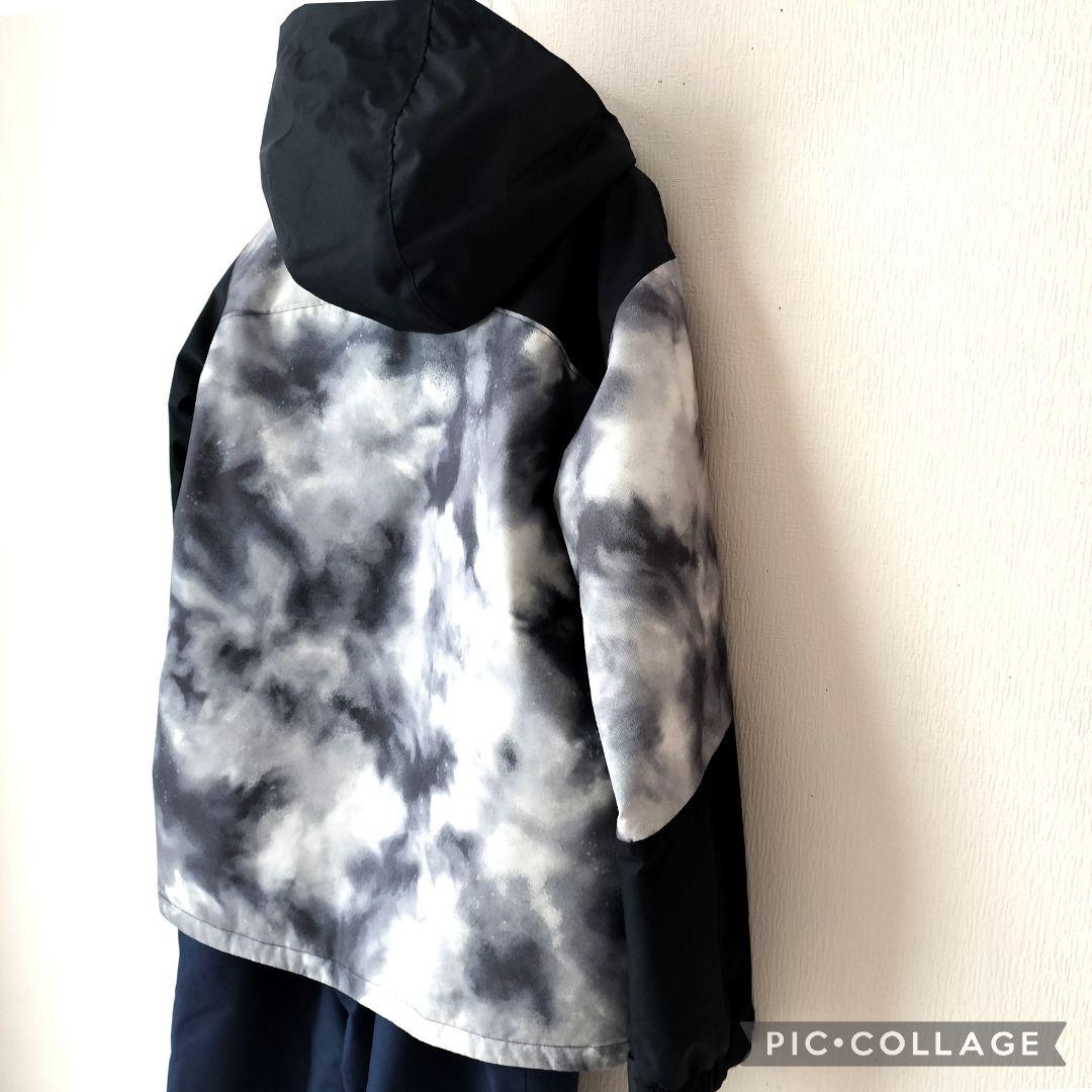 極美品 PHENIX フェニックス　スキーウェア上下160 カモフラ白黒ジュニア