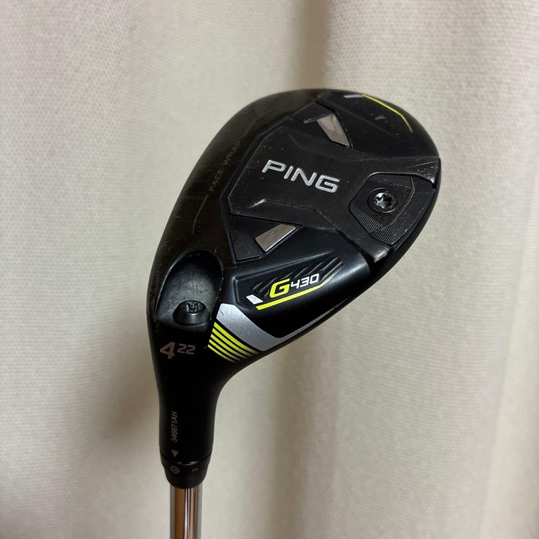 PING G430 4U 22° レフティ　ピン　ハイブリッド