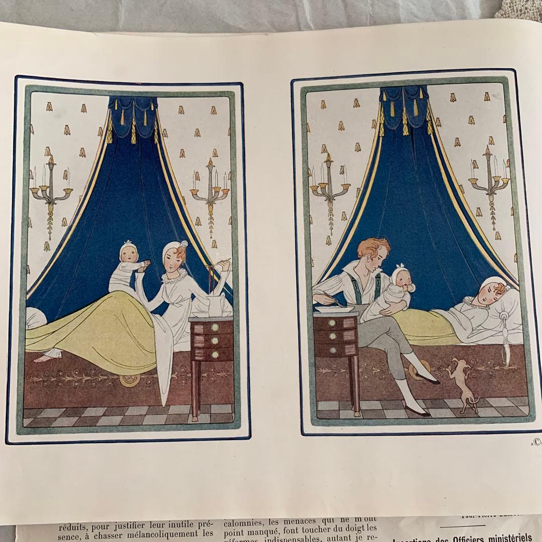 稀少1912年ルメール美しいアンティーク絵本　洋書　古書ジャンクジャーナル楽譜