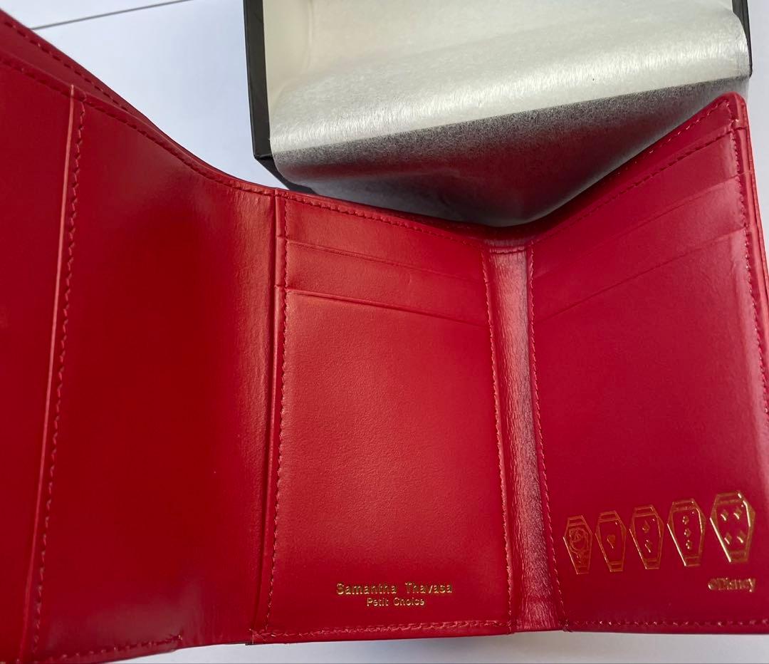 ききページ【新品】サマンサタバサプチチョイス 三つ折り財布　ハーツラビュル