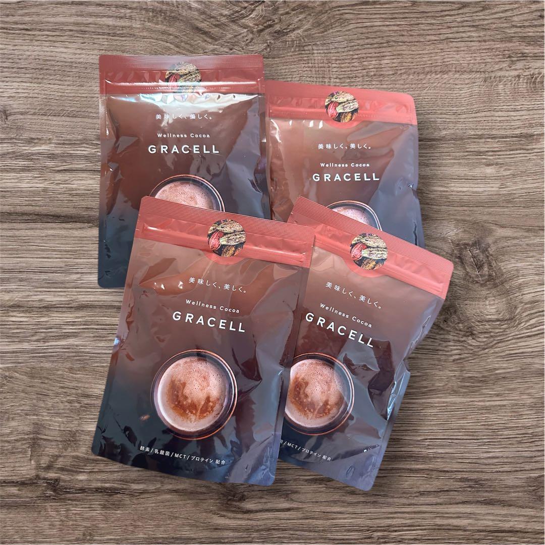ウェルネスココアグレイセル 100g×4袋