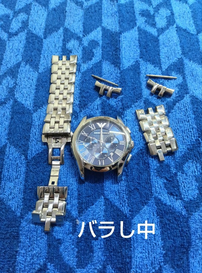 EMPORIO ARMANI AR−1787 【ブルークロノグラフ】