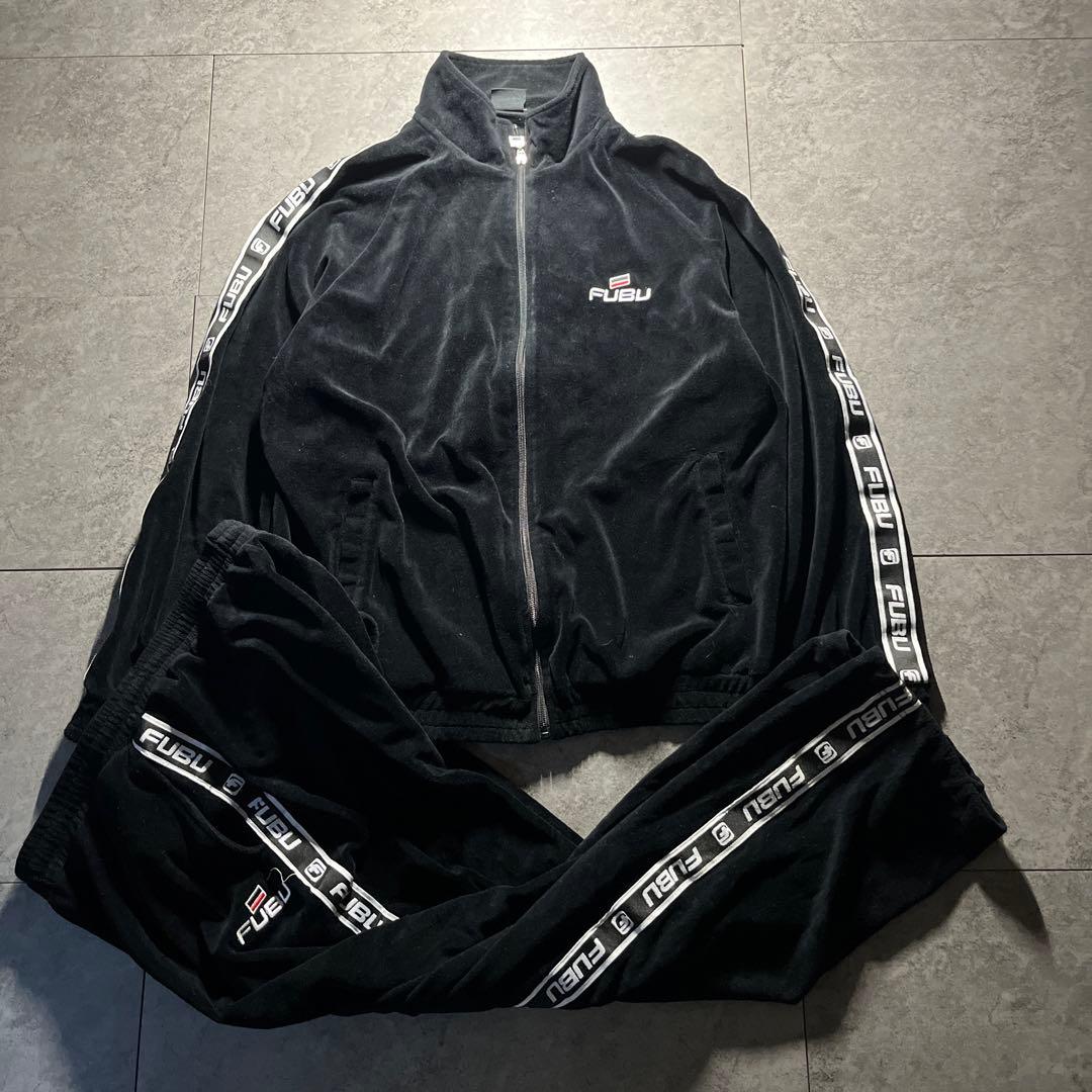 美品 FUBU ベロアジャージ セットアップ XL 送料無料