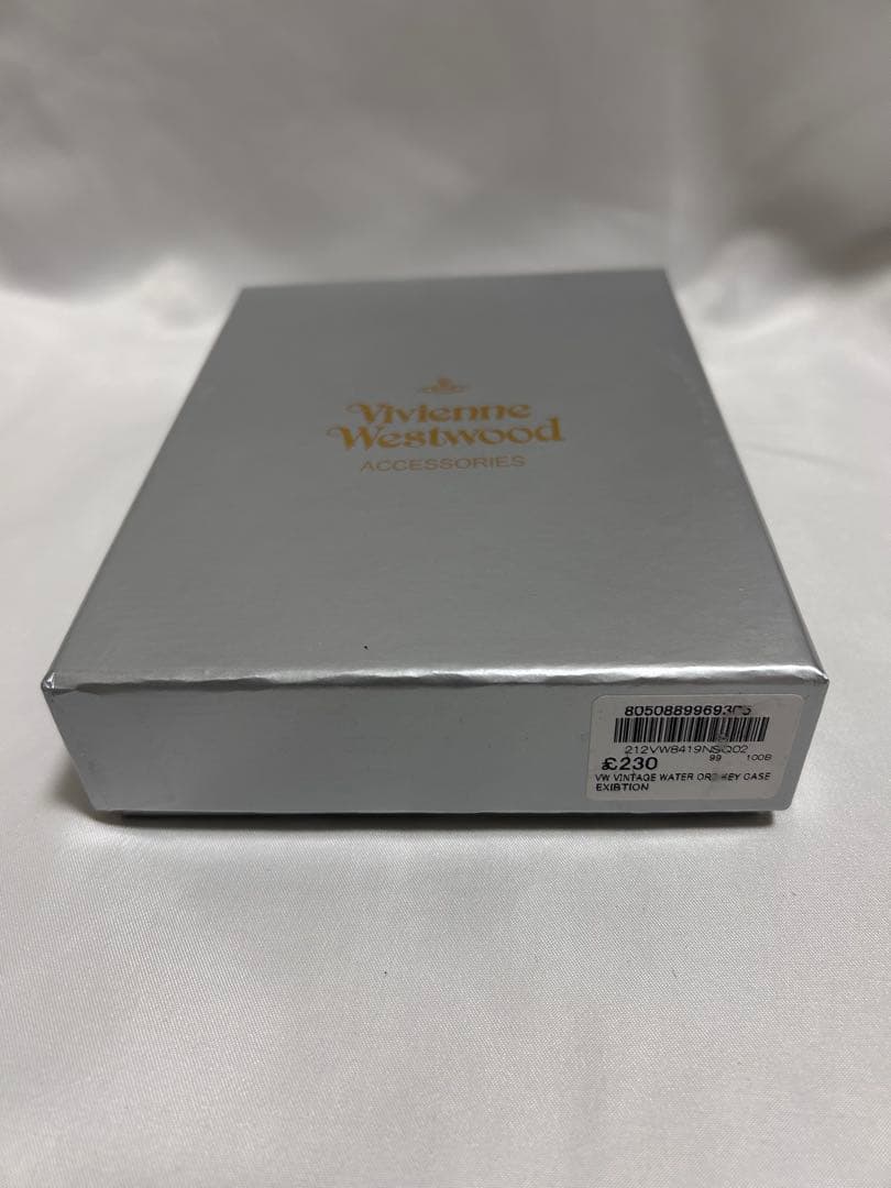 Vivienne Westwoodチェック柄キーケース 紫