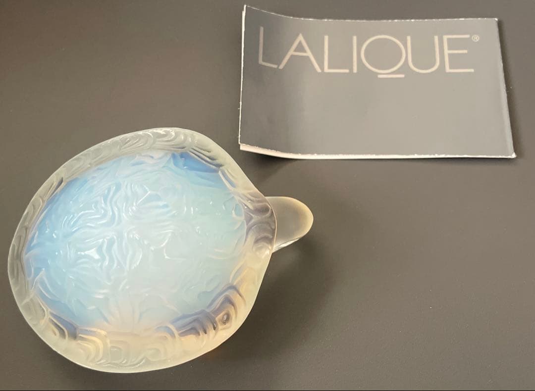 ラリック LALIQUE 亀 オブジェ ガラス クリスタル フィギュリン