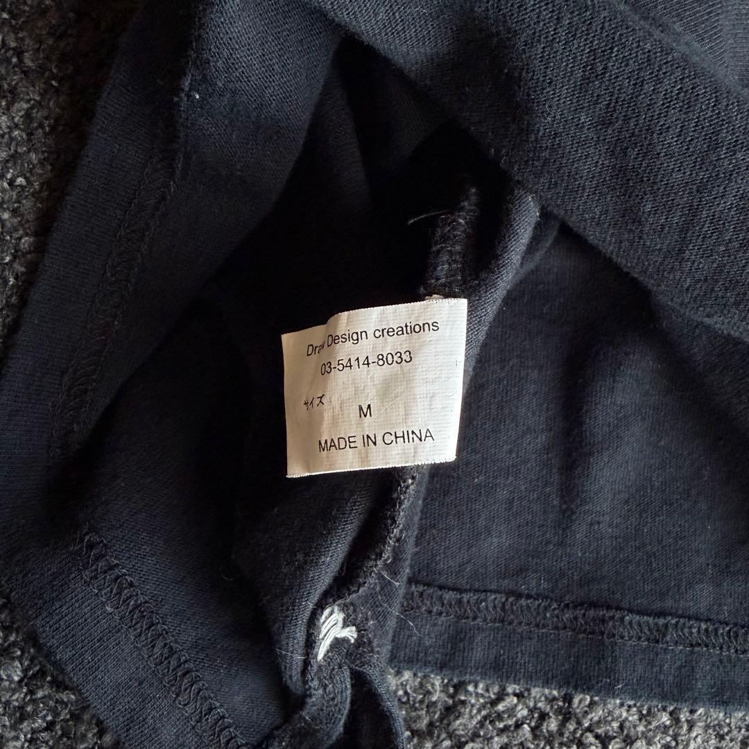 トップス 00s archive patchwork laceup long sleeve