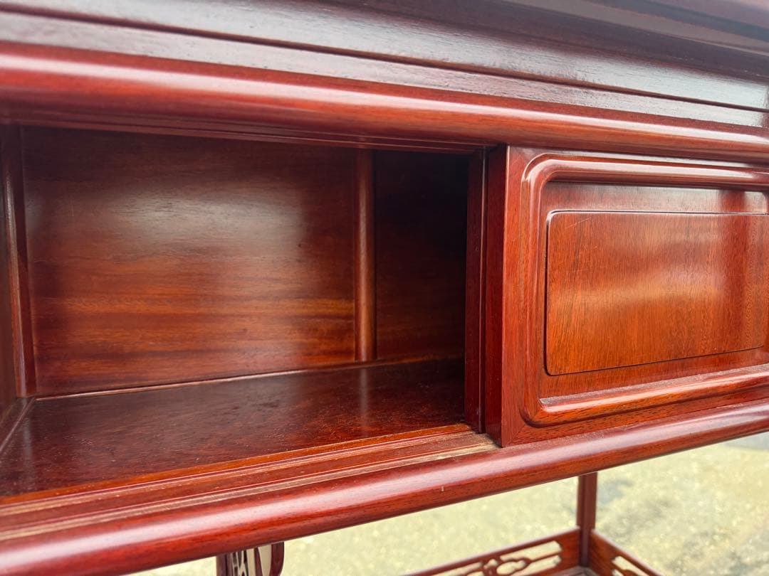 M*A様 作　杉本作　唐木　飾り棚/花梨/無垢材/ヴィンテージ/和モダン　茶箪笥