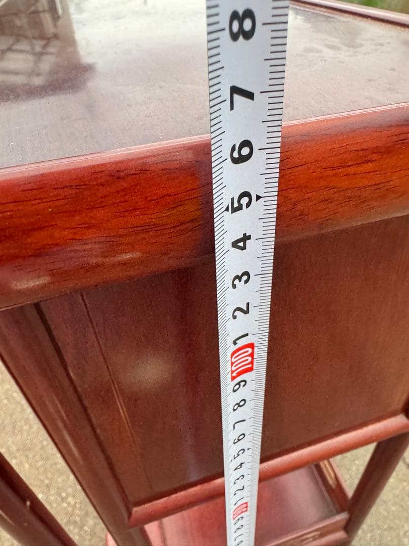 M*A様 作　杉本作　唐木　飾り棚/花梨/無垢材/ヴィンテージ/和モダン　茶箪笥