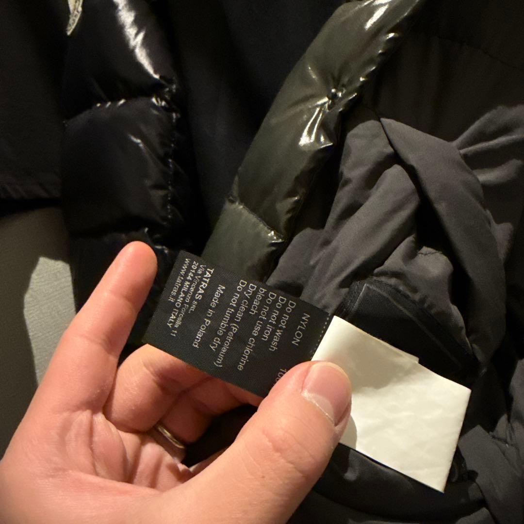 ダウンベスト　タトラス　リバーシブル