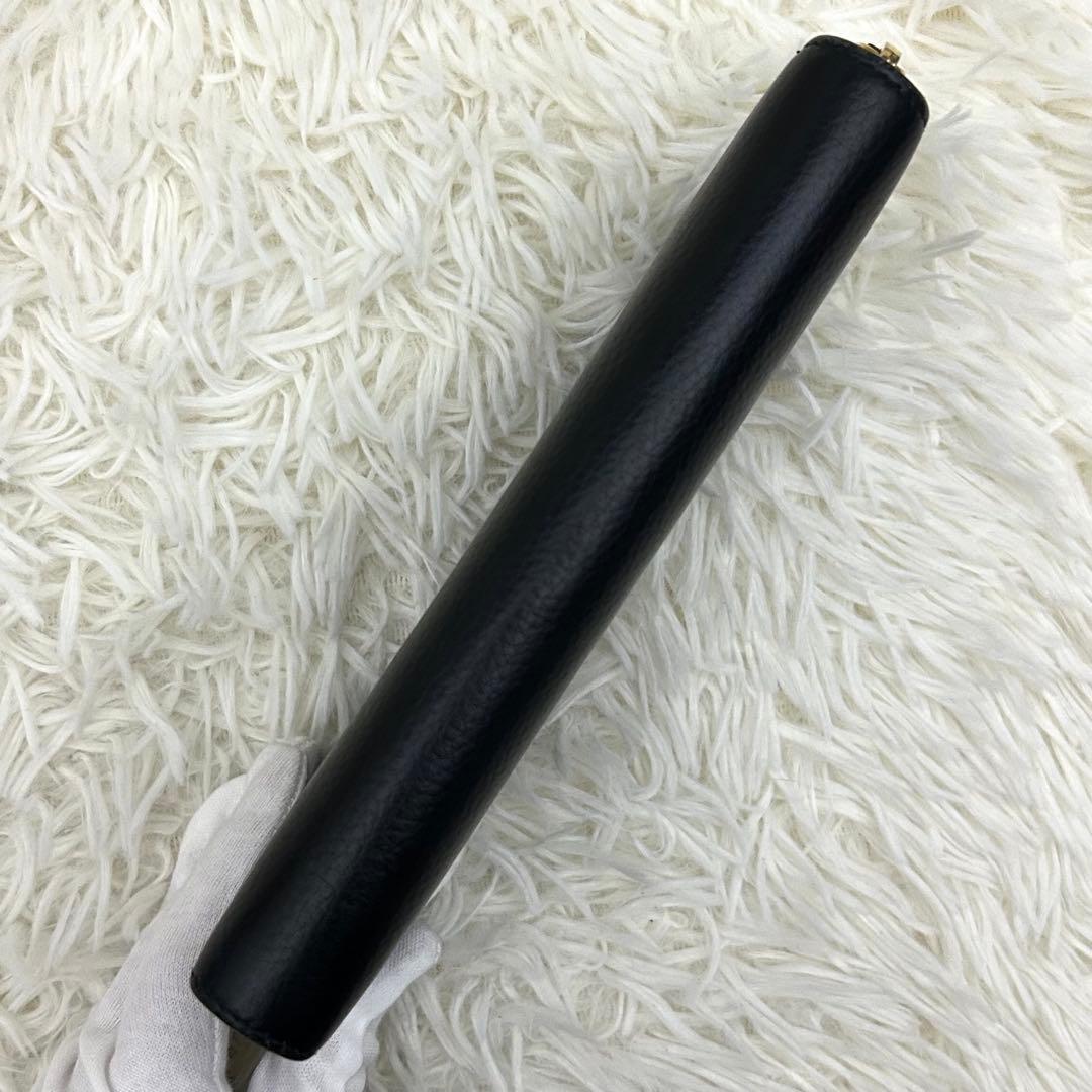 【極美品】PRADA ラウンドファスナー サフィアーノレザー 長財布 ブラック