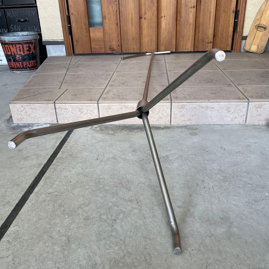 シルバー インダストリアル スラントハンガー アイアン ラック 無骨 シャビー