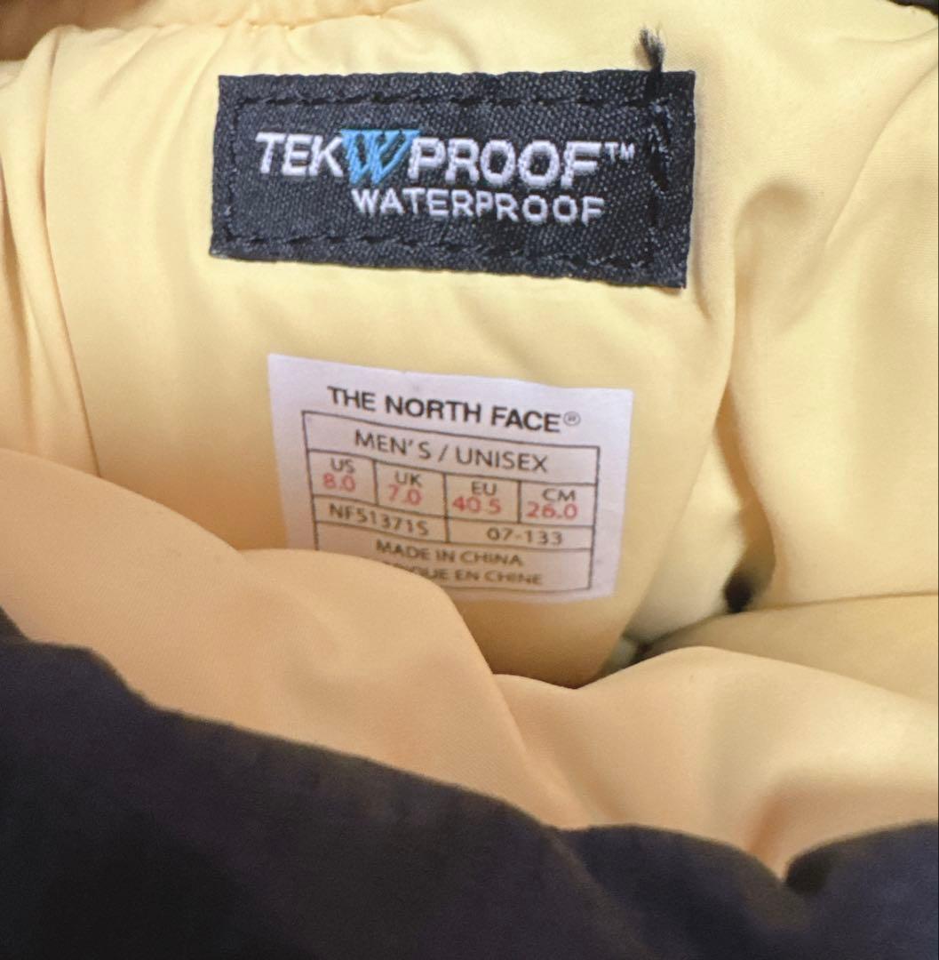 美品 THE NORTH FACE×NEXUS7 ヌプシブーツWP 黒 26cm