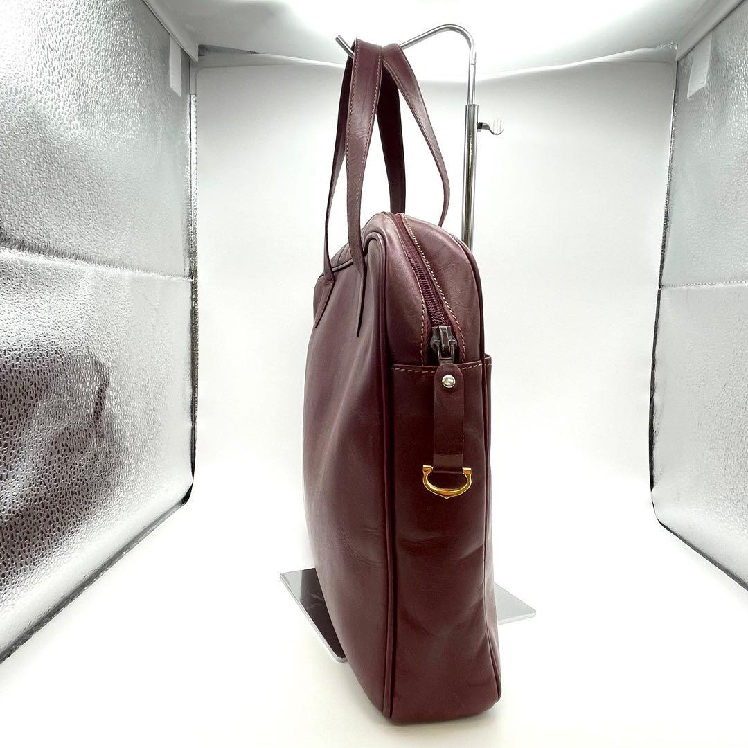 【S】Cartier カルティエ マストライン レザーブリーフケースA4