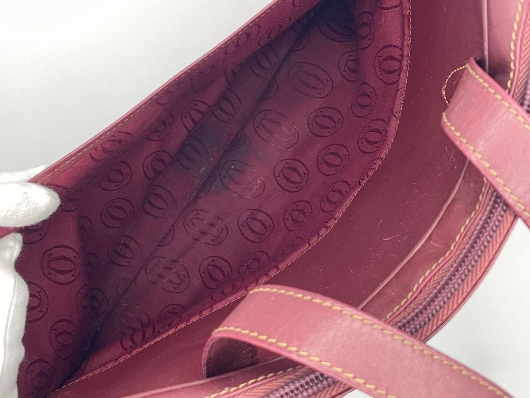 【S】Cartier カルティエ マストライン レザーブリーフケースA4