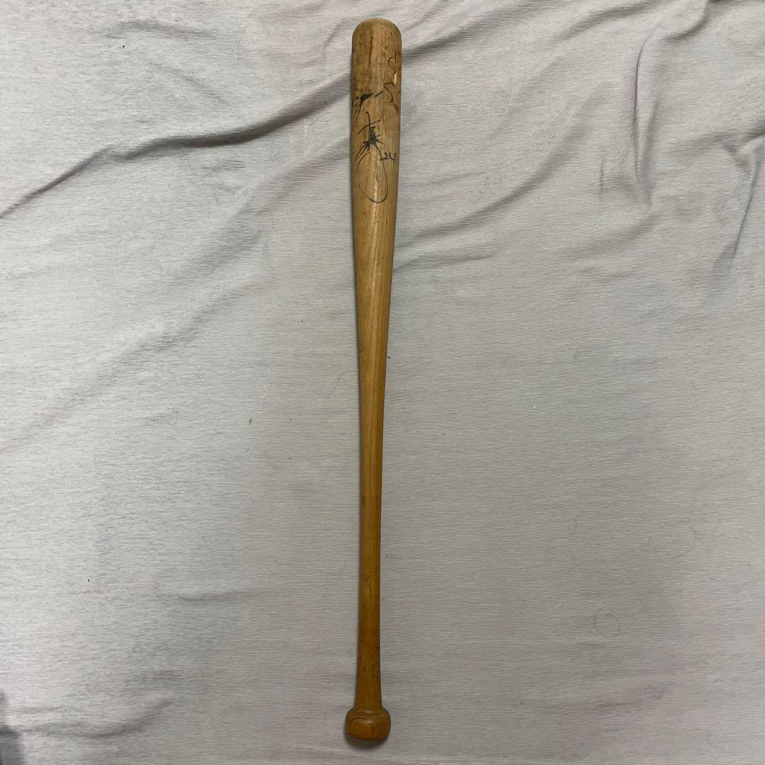 阪神タイガース #24 桧山進次郎 直筆サイン入りバット 実使用 MIZUNO製