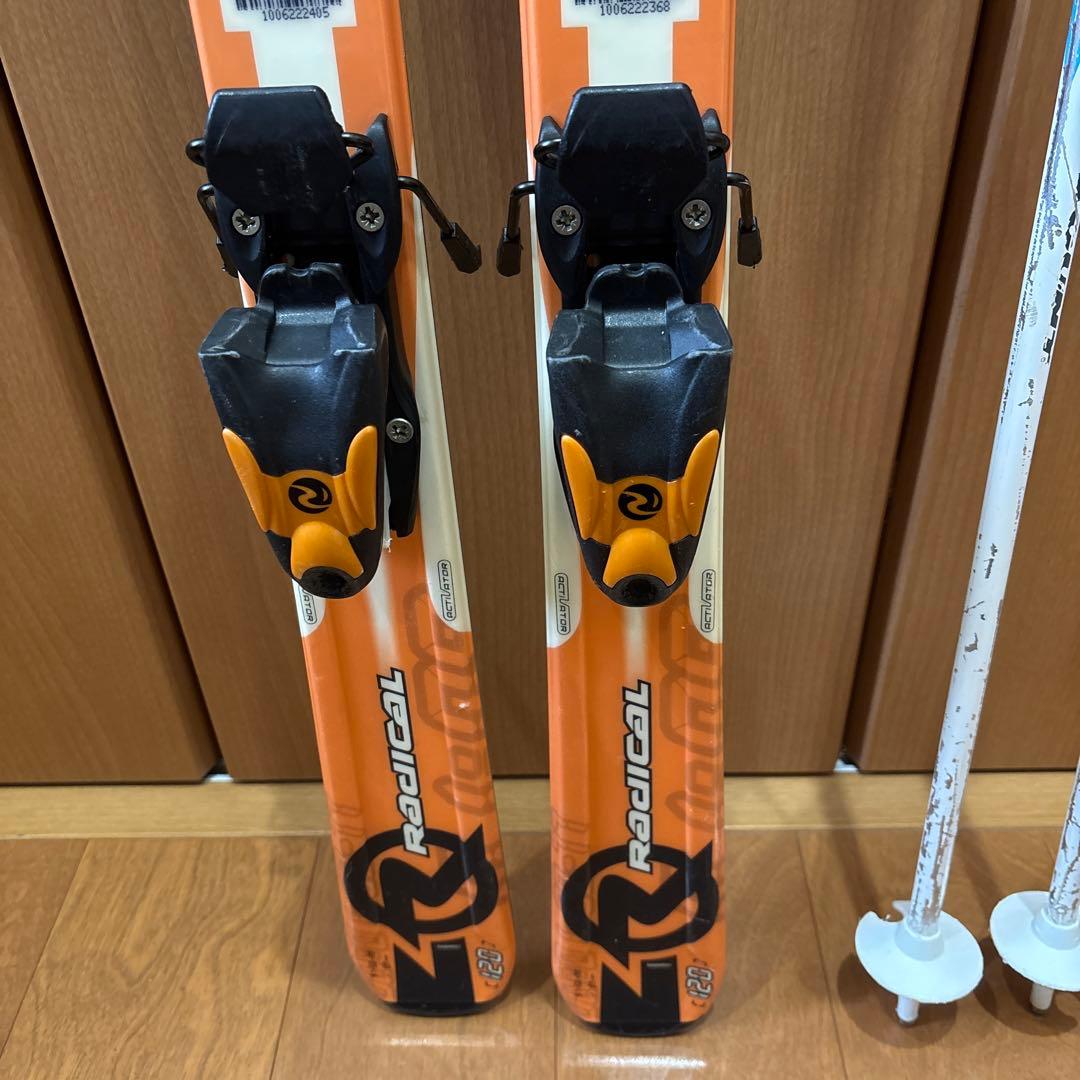 ROSSIGNOL スキー板とストックセット