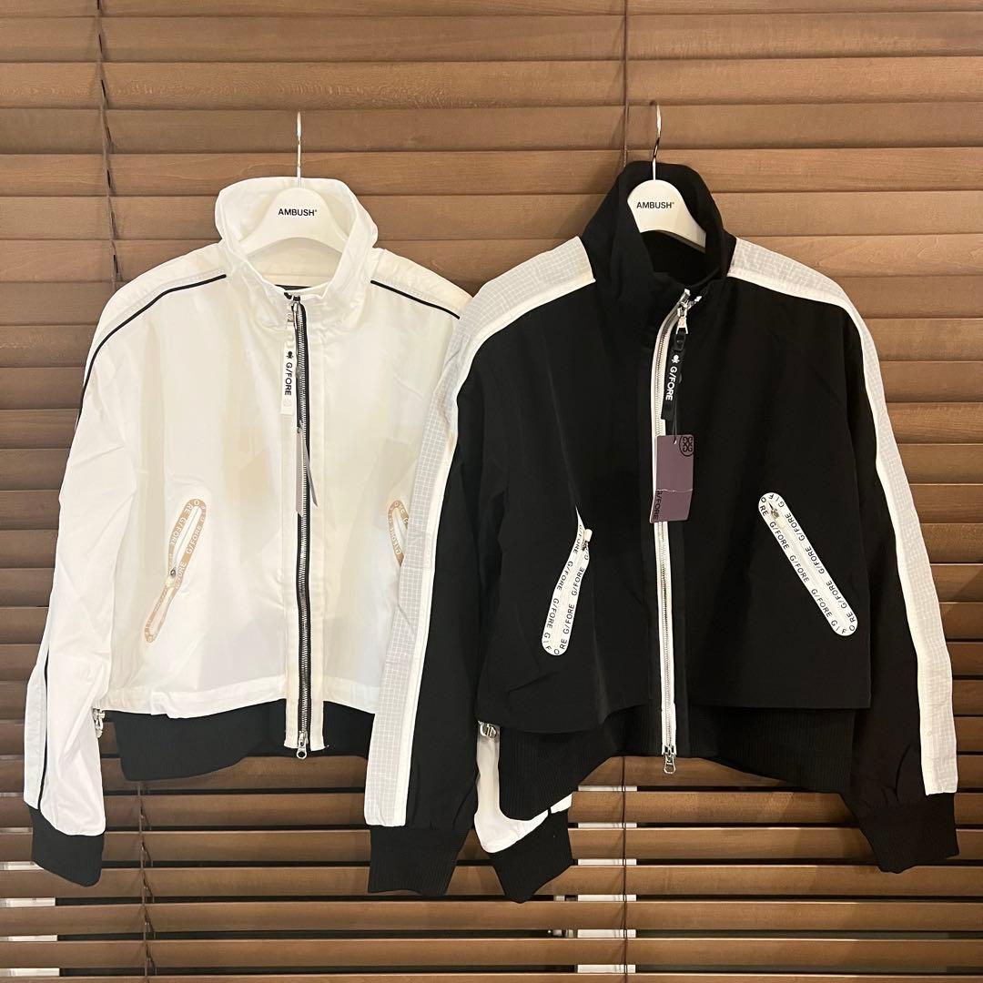 【M】G/FORE ジーフォア レディースゴルフ ブルゾンジャケット 黒