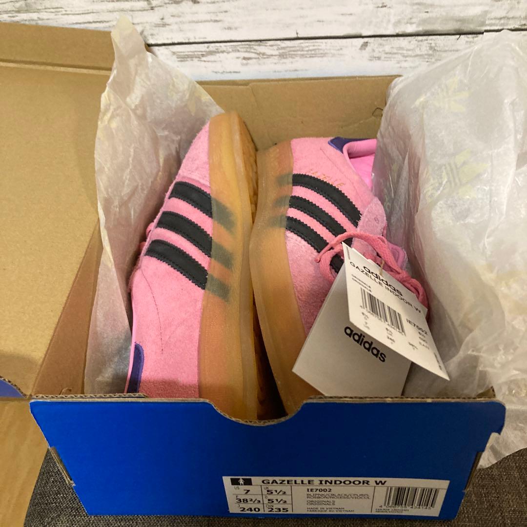 新品箱付☆アディダスadidas ガゼル Indoor Bliss Pink