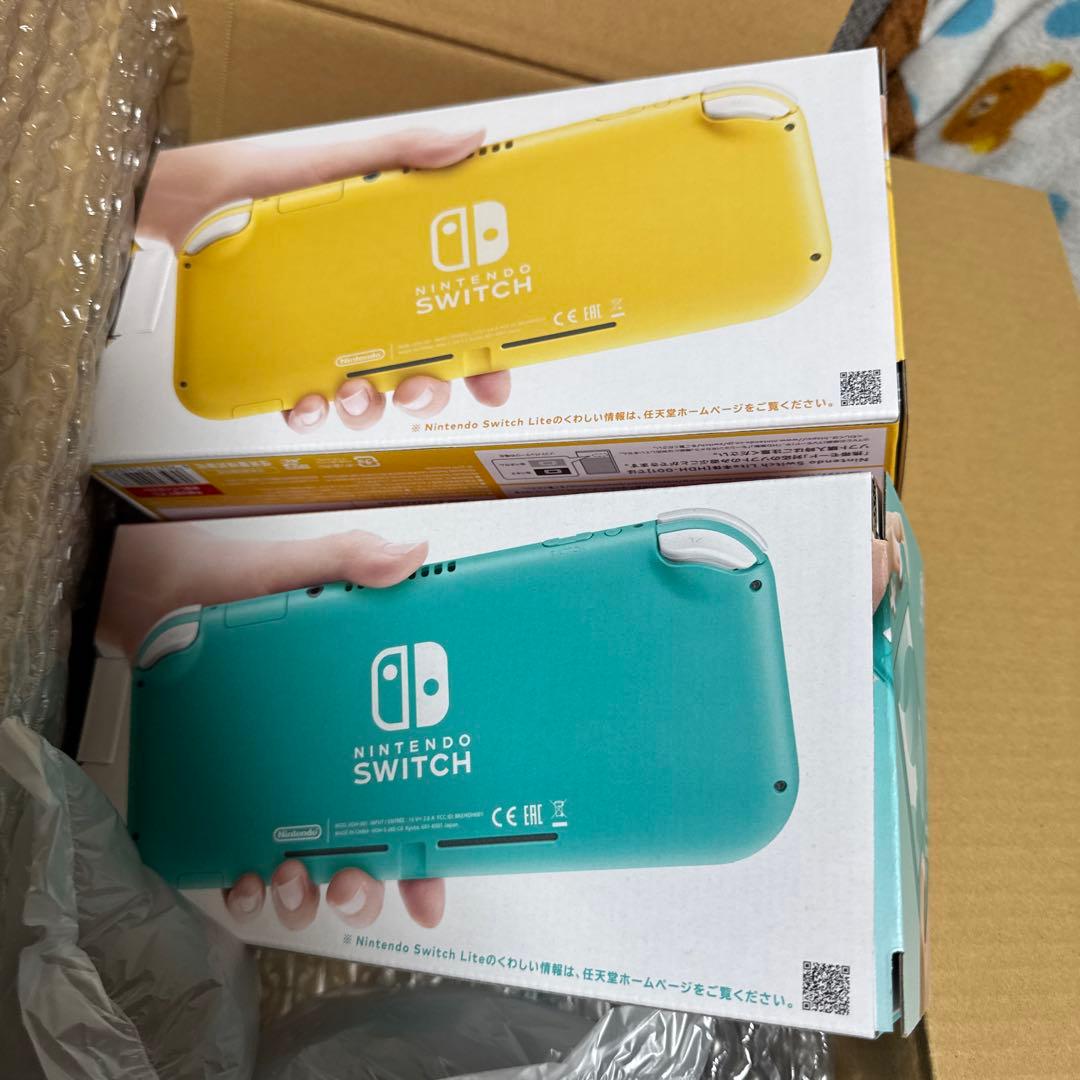 Nintendo Switch Lite イエロー、ターコイズ
