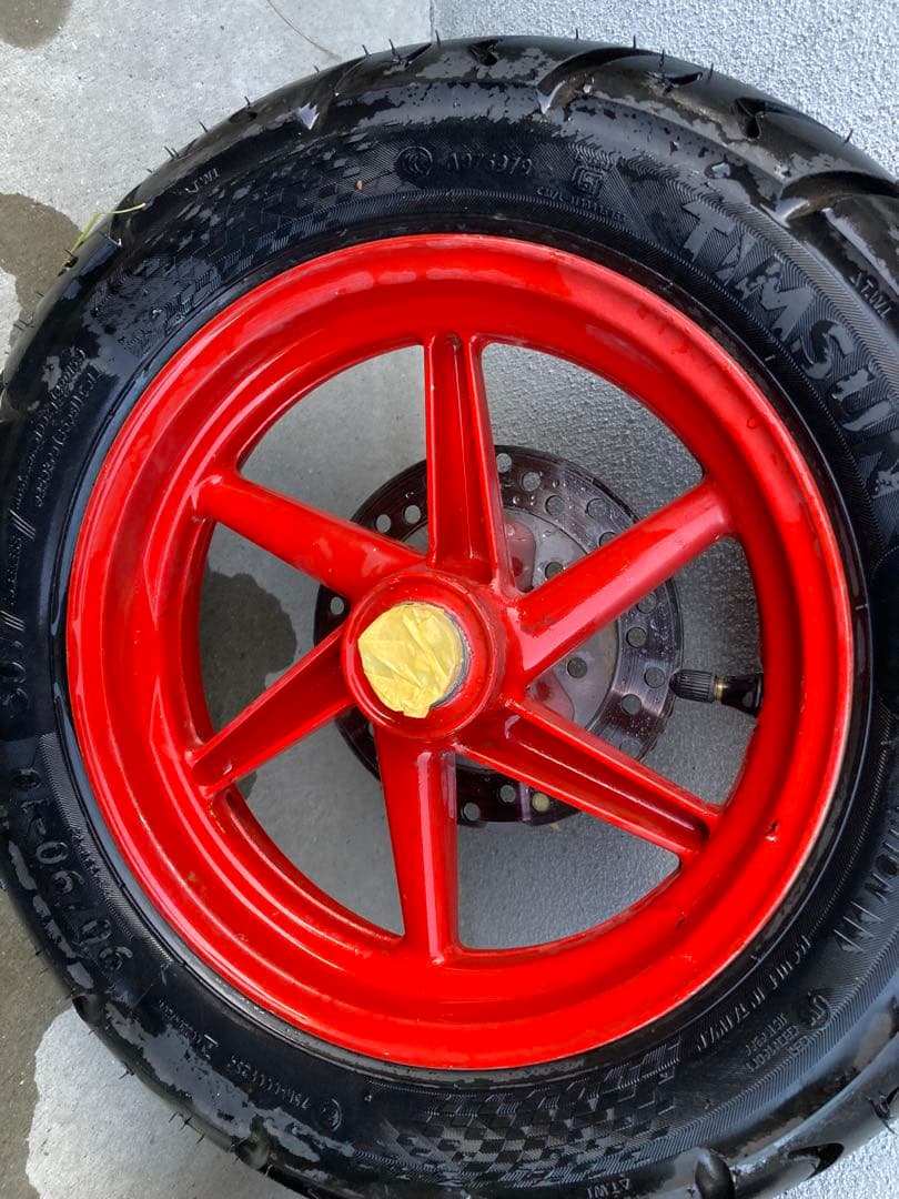 ぽ*ん様 AF35 ライブディオZX　赤ホイール　アニバーサリー仕様　DIO S