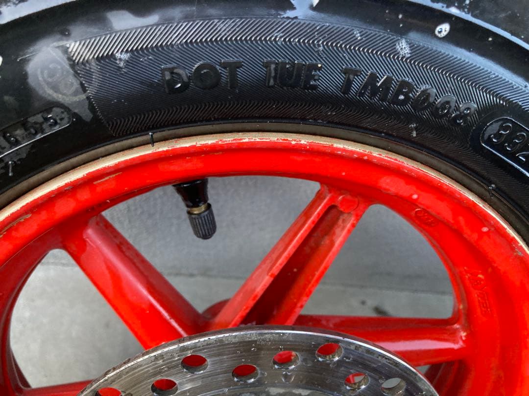 ぽ*ん様 AF35 ライブディオZX　赤ホイール　アニバーサリー仕様　DIO S