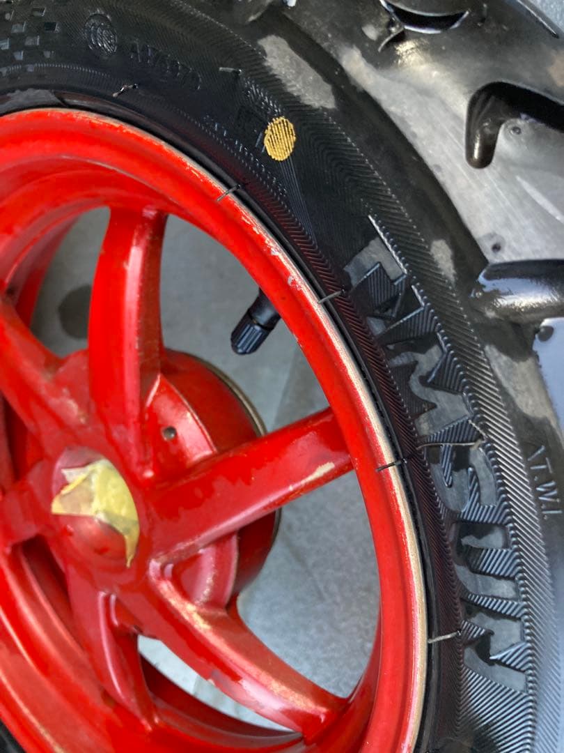 ぽ*ん様 AF35 ライブディオZX　赤ホイール　アニバーサリー仕様　DIO S