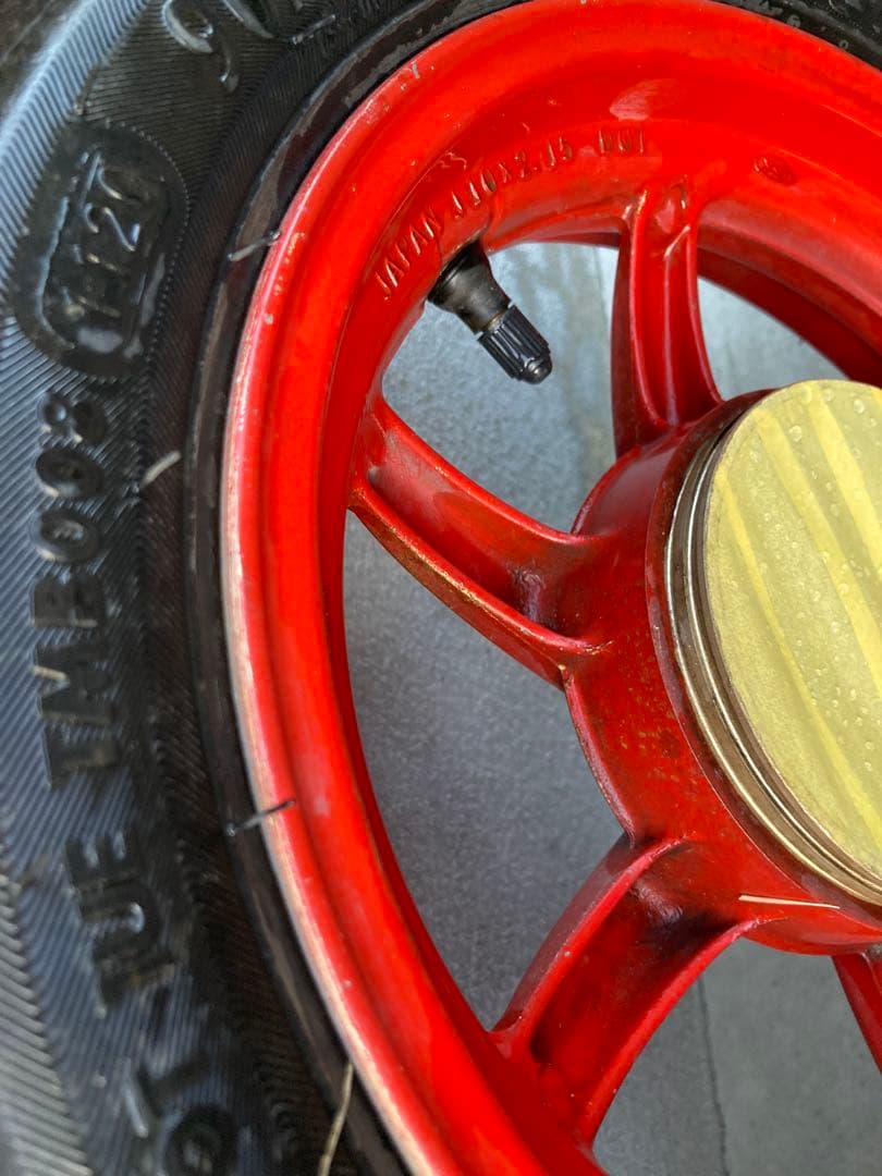 ぽ*ん様 AF35 ライブディオZX　赤ホイール　アニバーサリー仕様　DIO S