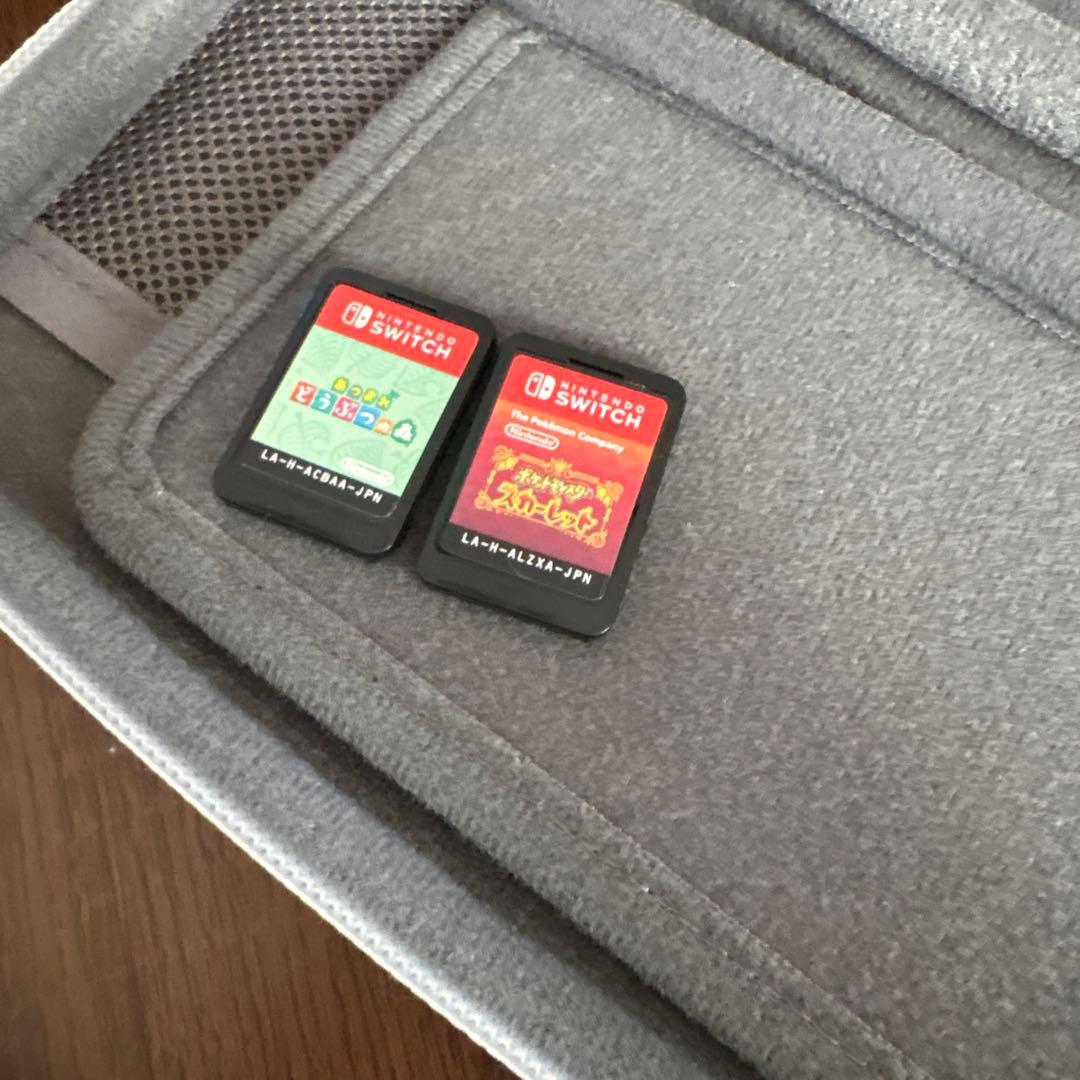 Switchライト　本体＋ポケモン、あつ森　ケース付き