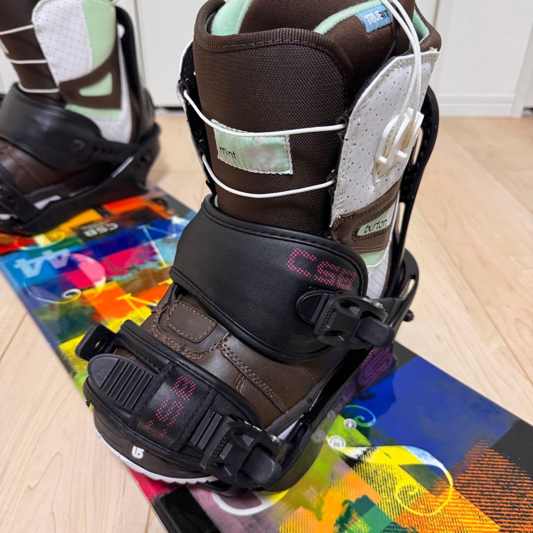 専用CSBレディース スノーボード 144cm 4点セット