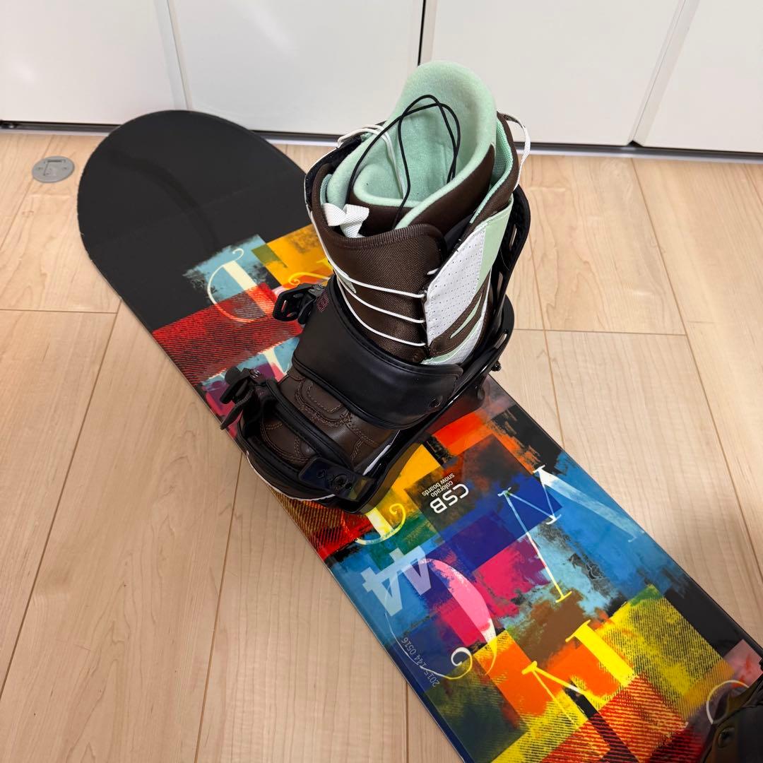 専用CSBレディース スノーボード 144cm 4点セット
