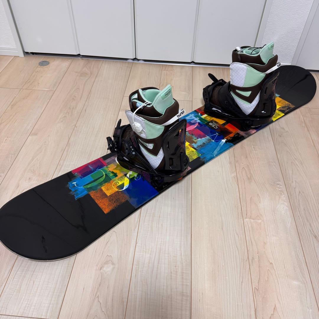 専用CSBレディース スノーボード 144cm 4点セット
