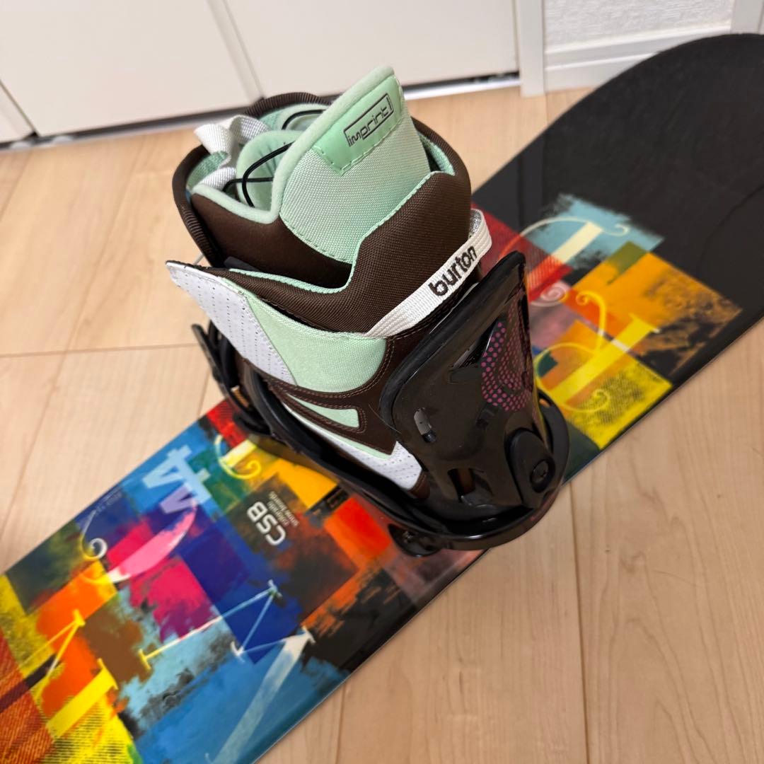 専用CSBレディース スノーボード 144cm 4点セット