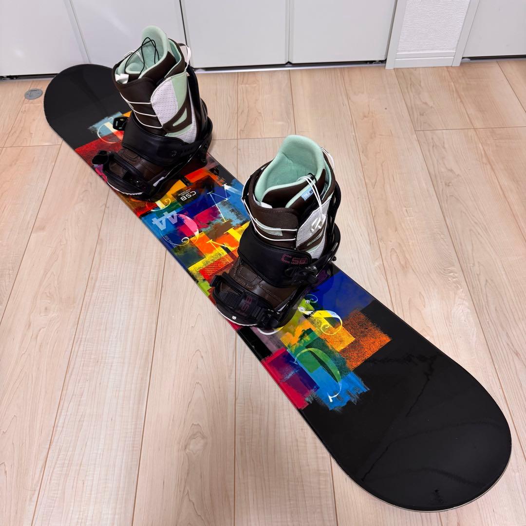 専用CSBレディース スノーボード 144cm 4点セット
