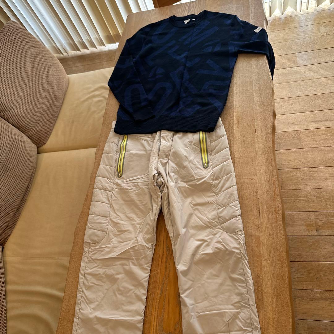 テーラーメイド　ニット　中綿パンツ　冬セット　美品　L