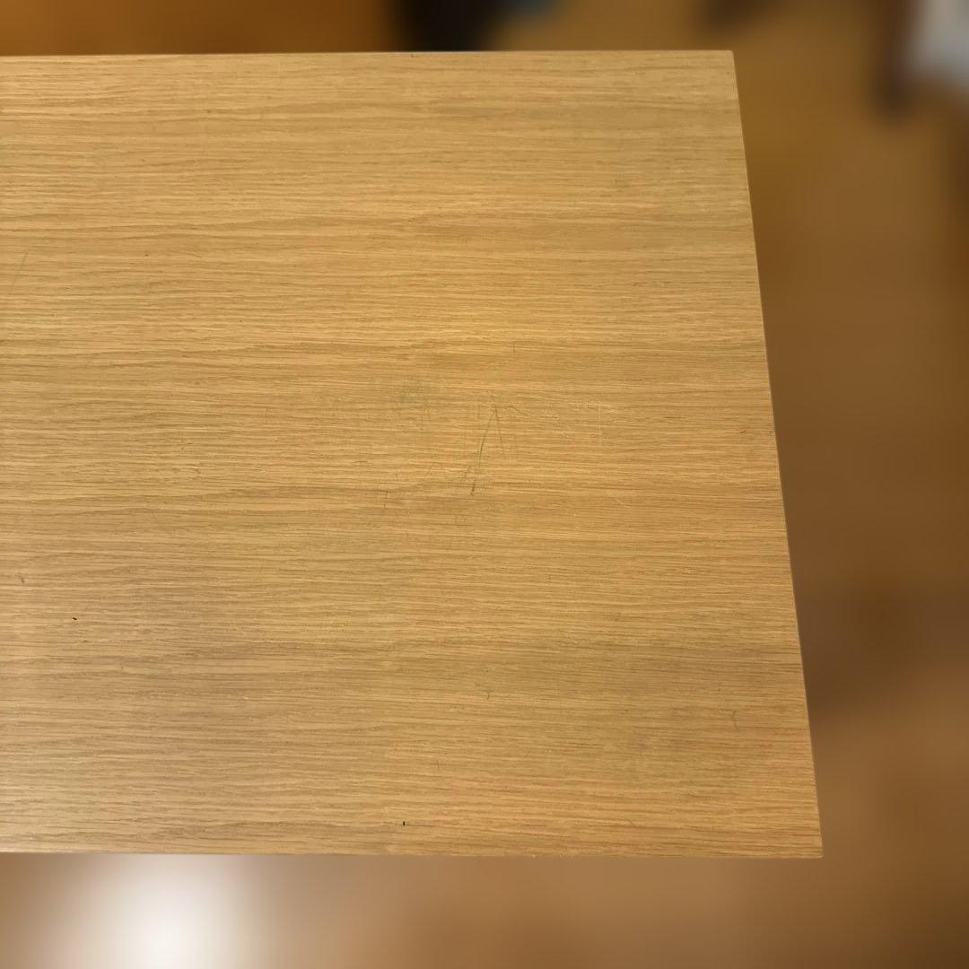 中古！無印良品 オーク材 デスク 学習机　オープン棚　廃盤品