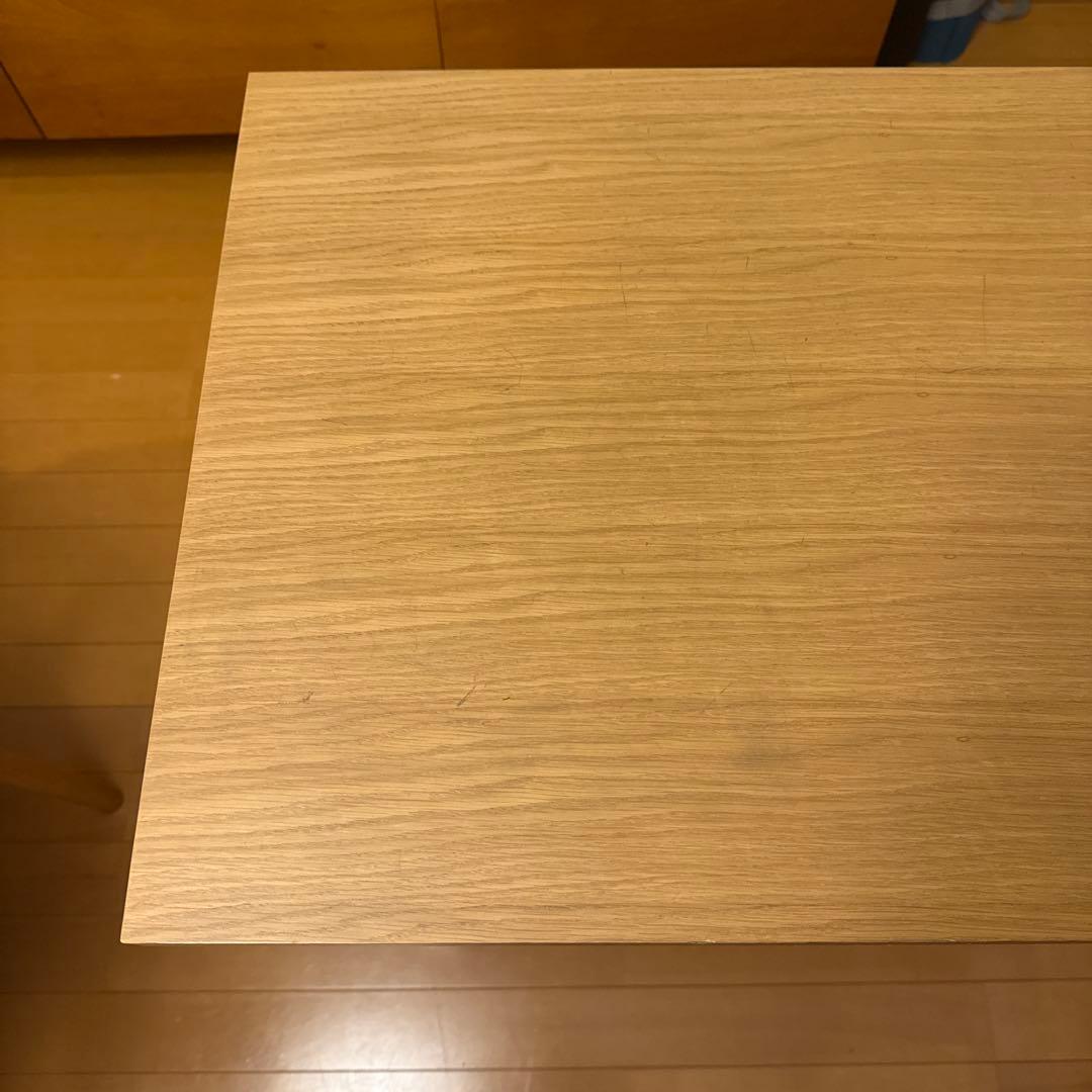 中古！無印良品 オーク材 デスク 学習机　オープン棚　廃盤品