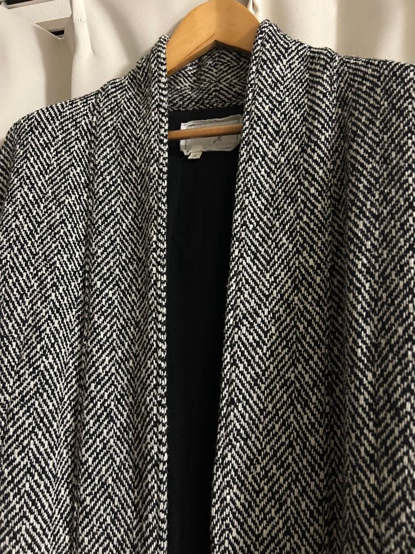 GREG LAUREN ヘリンボーン ガウンコート 3