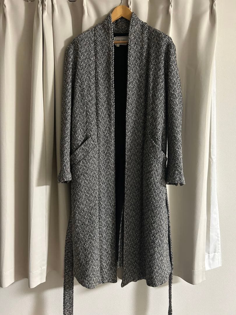 GREG LAUREN ヘリンボーン ガウンコート 3