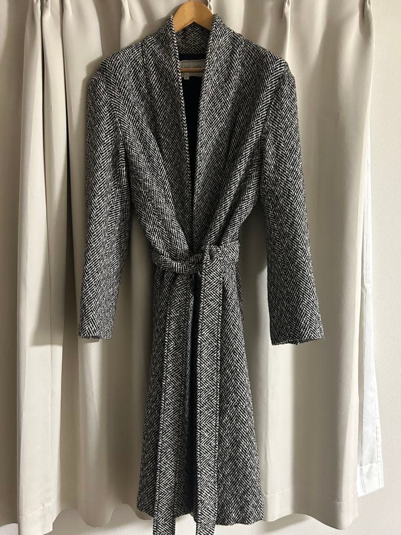 GREG LAUREN ヘリンボーン ガウンコート 3