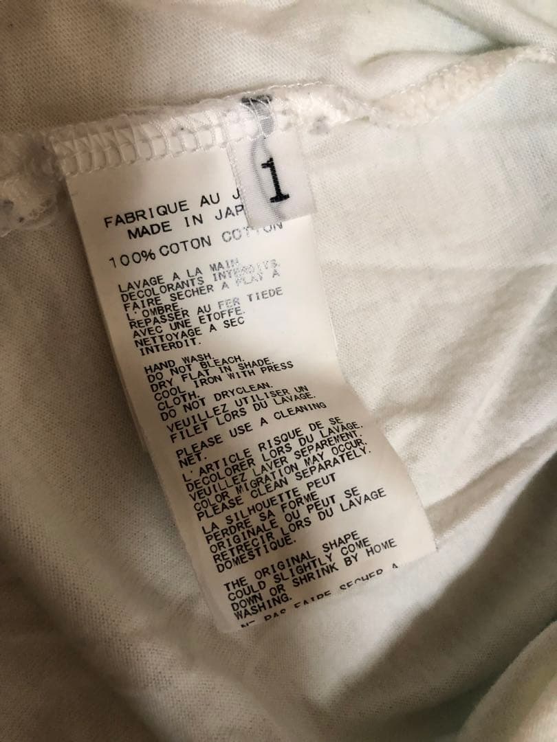 yohji yamamoto pour homme 1 インクプリント ロンT