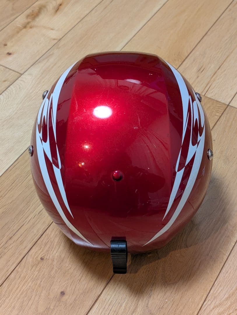 まりこ　ヘルメット　赤　子供用スキーセット　ロシニョール