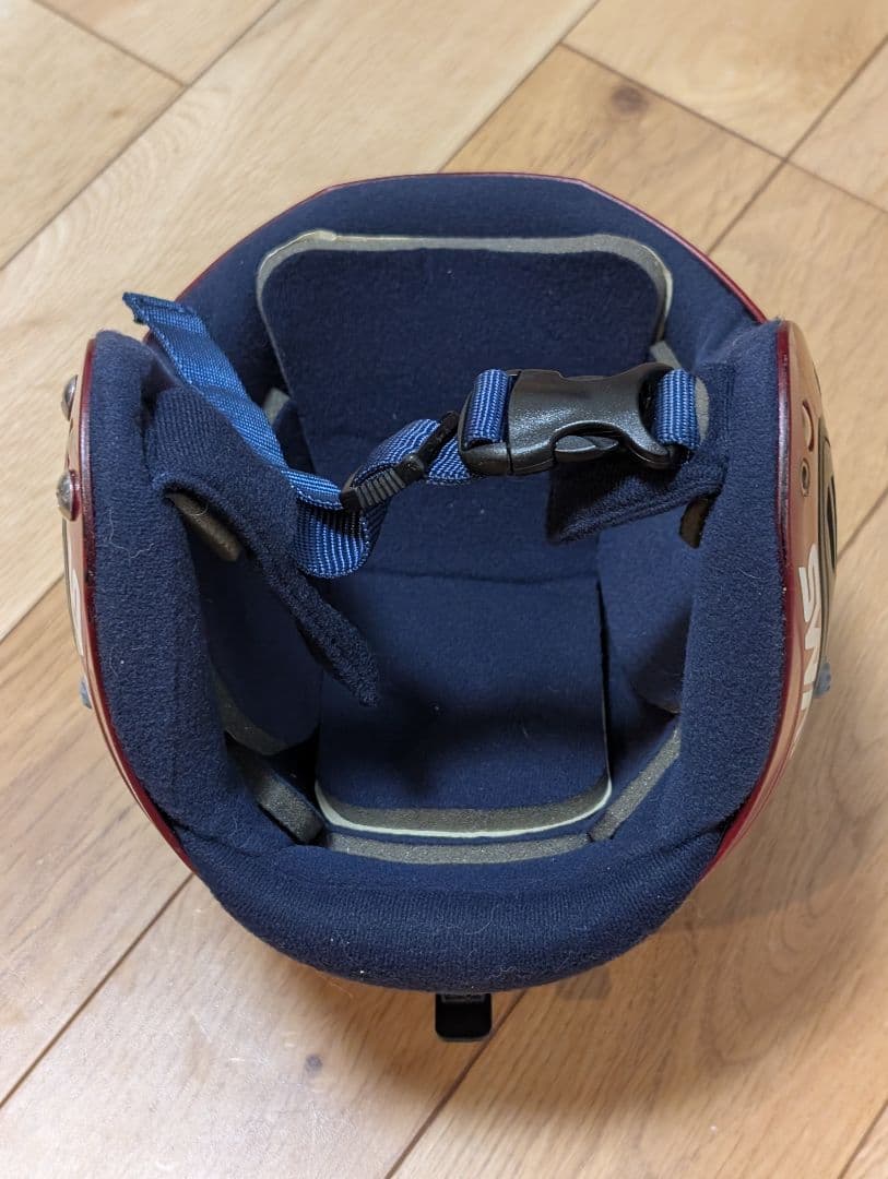 まりこ　ヘルメット　赤　子供用スキーセット　ロシニョール