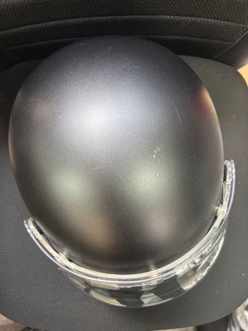 アライ　ジェットヘルメット マットブラック クリアシールド