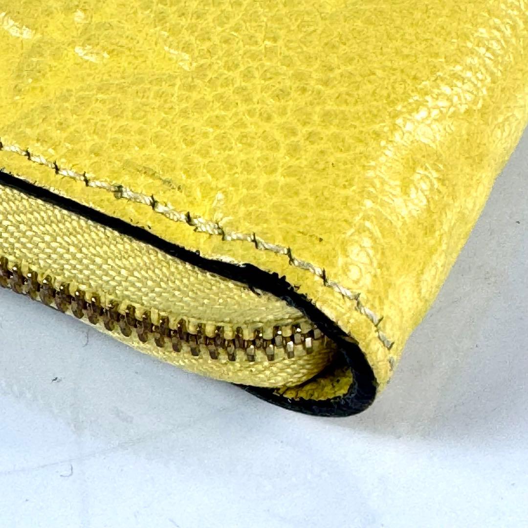 【希少】ルイヴィトン　ジッピーパース　モノグラム　アンプラント　イエロー
