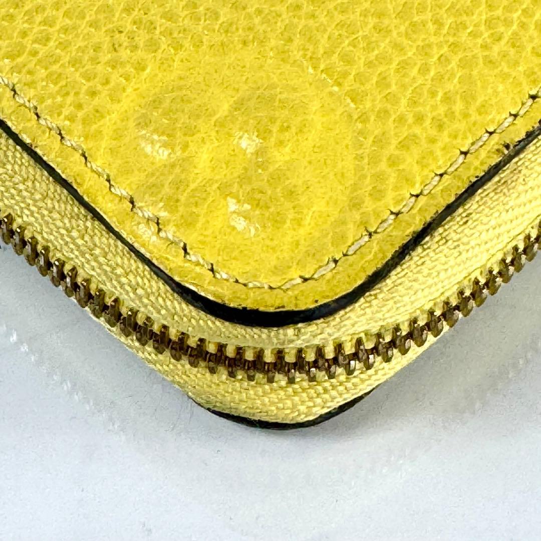 【希少】ルイヴィトン　ジッピーパース　モノグラム　アンプラント　イエロー