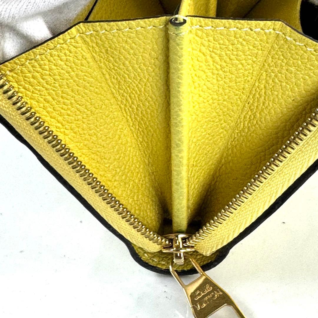 【希少】ルイヴィトン　ジッピーパース　モノグラム　アンプラント　イエロー