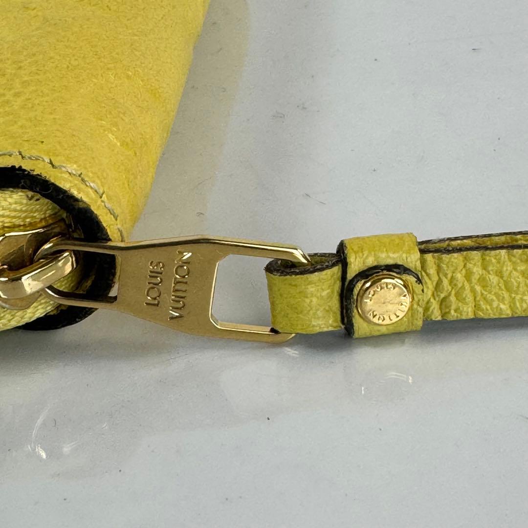 【希少】ルイヴィトン　ジッピーパース　モノグラム　アンプラント　イエロー