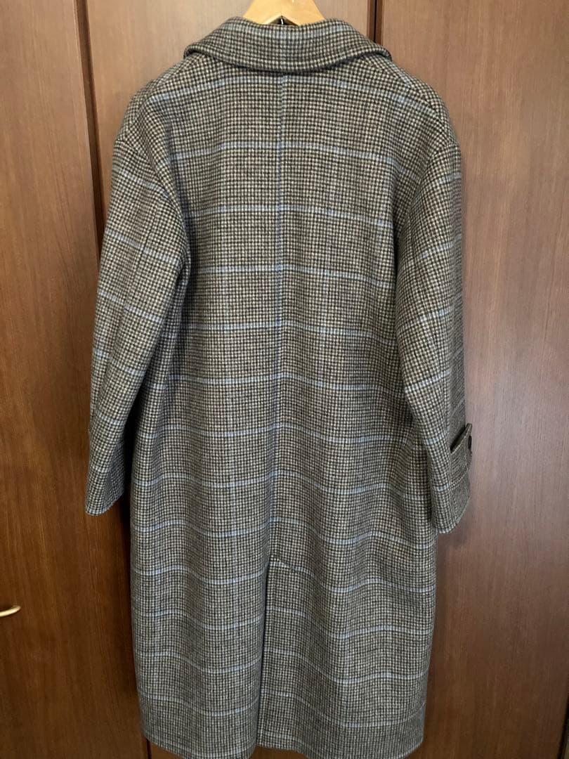 ジャーナルスタンダードレリューム　ウールビーバーステンカラーチェックコート　36