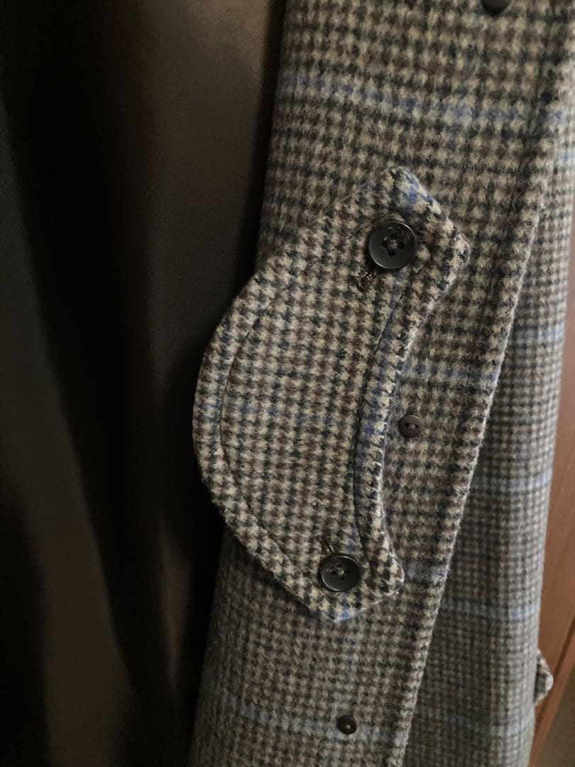 ジャーナルスタンダードレリューム　ウールビーバーステンカラーチェックコート　36