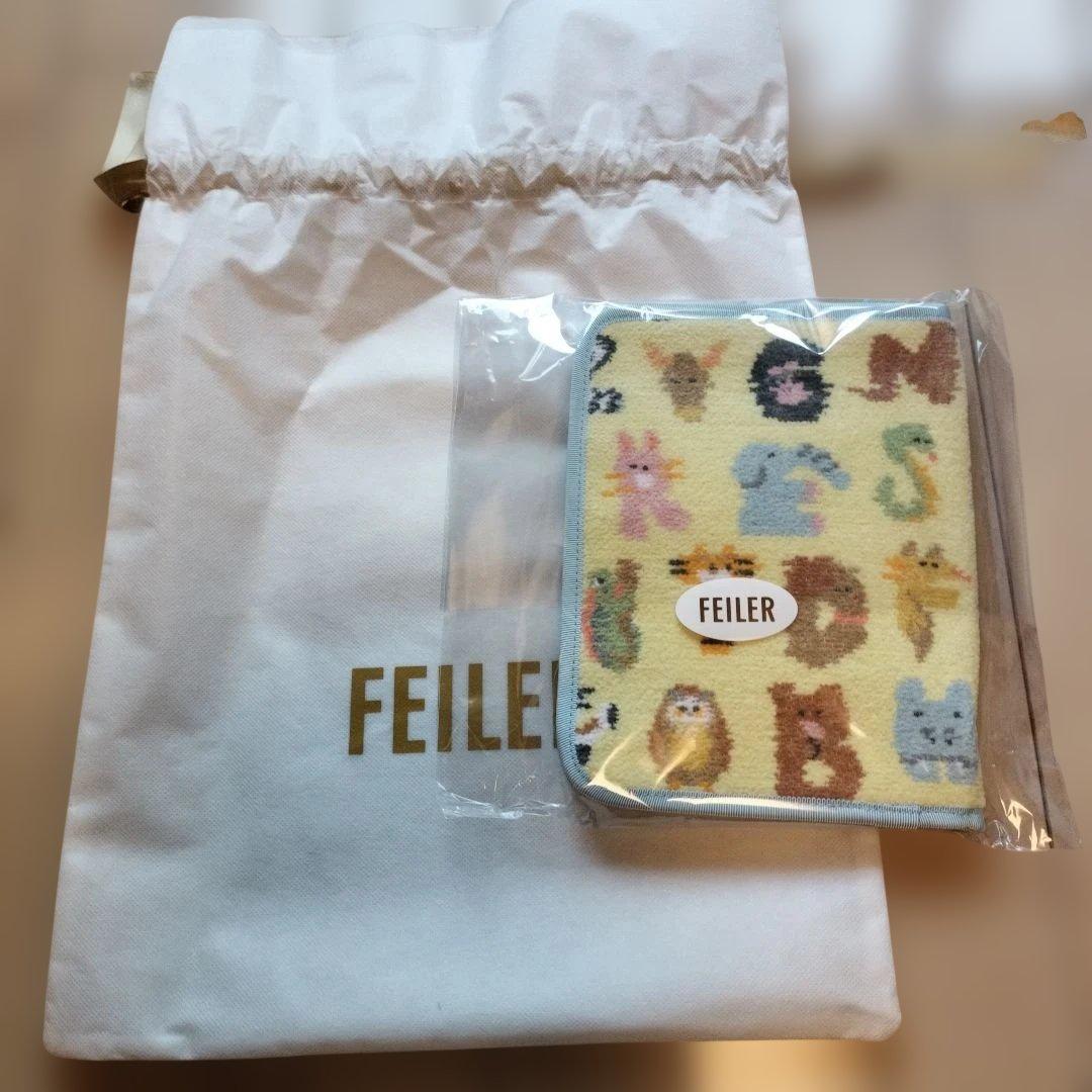 新品未使用　FEILERフェイラー 母子手帳マルチケース　イエロー系　プレゼント